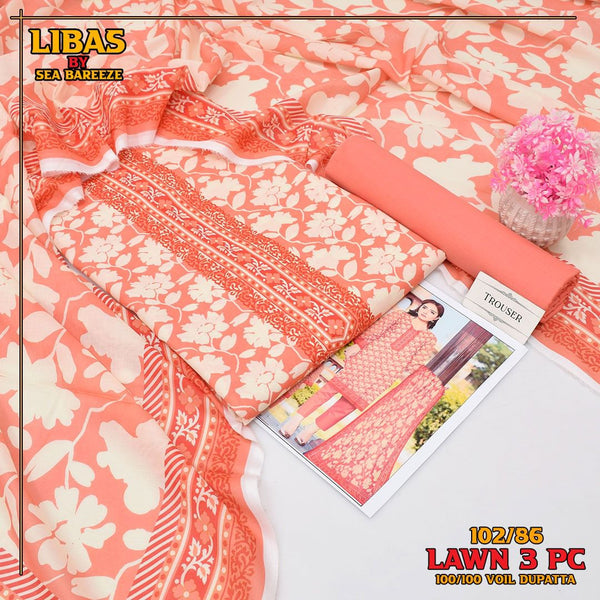 Exclusive lawn collection Digital Printed (102/86)